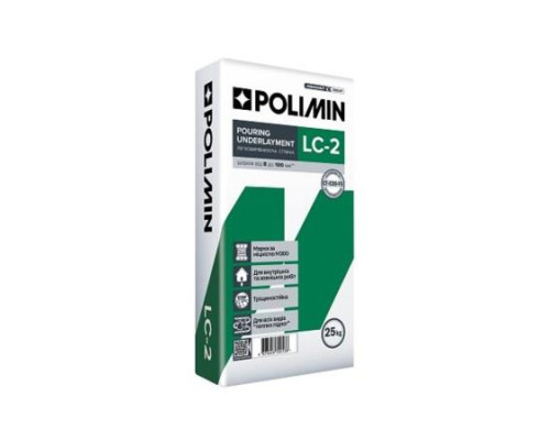 Стяжка легковыравнивающаяся Polimin (Полимин)  LC-2 (25кг)