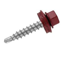 Саморез кровельный 4,8х35 вишневый №3005 (250шт)