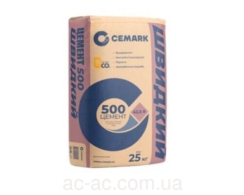 Цемент ПЦ II/А-Ш-500 (25 кг) Швидкий