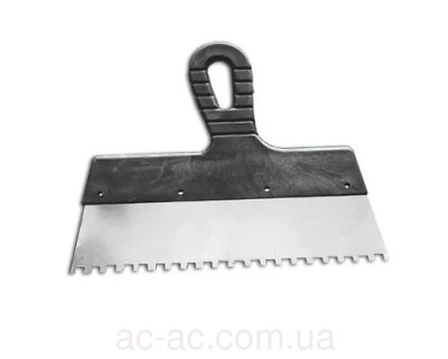 Шпатель с пластм. ручкой, 250 мм, зуб 8х8мм