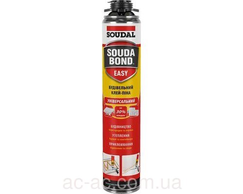Клей-піна SOUDAL SOUDABOND EASY GUN  проф. 750 мл