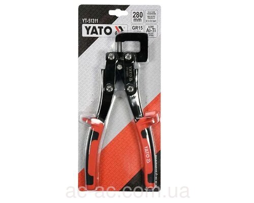 Кліщі для з'єднання металевих профілів t≤ 0.8 мм YATO : L= 280 мм YT-51311***
