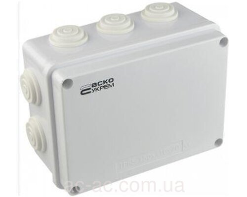 Розпод. коробка 150х110х70 мм квадрат. зовн. UAtmo (Аско)***