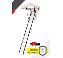 Сходи на горище OMAN Mini Termo (80х60х26мм) Н260