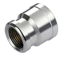 Муфта переходная редукционная 1/2"х3/4" ВВ хром (8203)