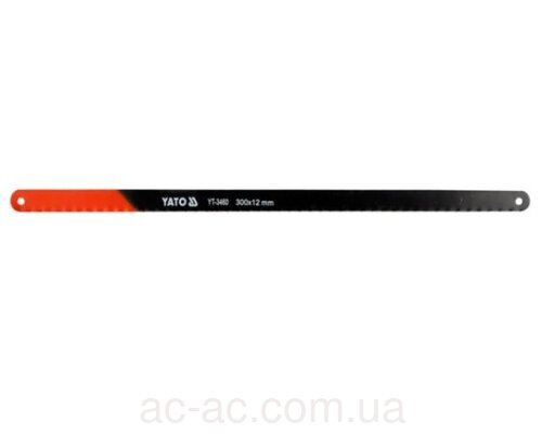 Полотно по металу, 24 з/1", l= 300 мм, h=12 мм, 5 шт YT-3460