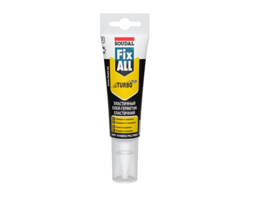 Клей-герметик SOUDAL FIX ALL Turbo 125мл