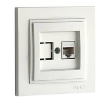 Розетка комп.  біл. DESPINA Mono Electric