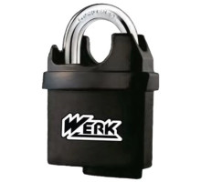 Замок навісний вологостійкий ПВХ Werk PVC-IPW-0550W