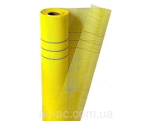 Сітка фасадна НА МЕТРАЖ 4х4мм Жовта WALL MASTER PREMIUM (165г/м2)
