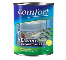 Эмаль Комфорт ПФ-115 желтая 2,8 кг