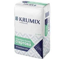 Штукатурка гипсовая Старт KRUMIX Start (25 кг)