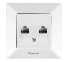 Розетка комп. RJ45 CAT6e біла Arkedia Slim (Panasonic)