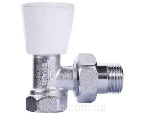 Кран для радіатора кутовий 1/2" вентильний (503205)