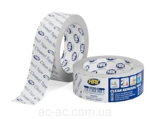 Стрічка захисна "Чисте зняття" HPX 38мм х 33м бiла CR3833