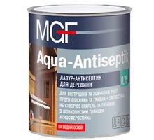 Лазурь антисептик MGF Aqua-Antiseptik БЕЛЫЙ 0,75л