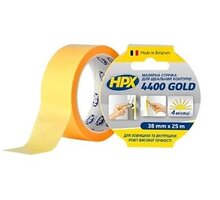 Лента малярная HPX4400 38мм х 25м золота FP3825