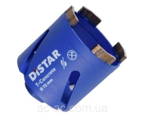 Свердло алмазне Distar T-Бетон DDS-W 72x65xМ16 (17984445080)