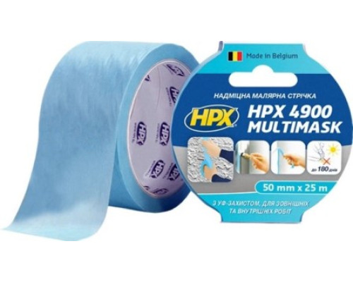 Лента малярная сверхпрочная HPX4900 MULTIMASK 120°C 38мм х 50м EW5025