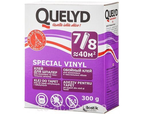 Клей д/обоев QUELYD Винил (300 г) (Оригинальный)