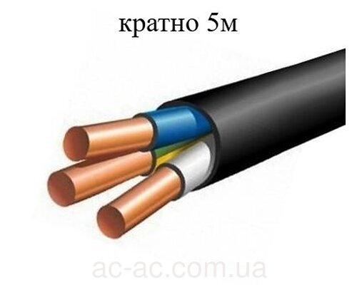 Кабель ВВГПнг 3х4 ДСТУ Гал-Кат