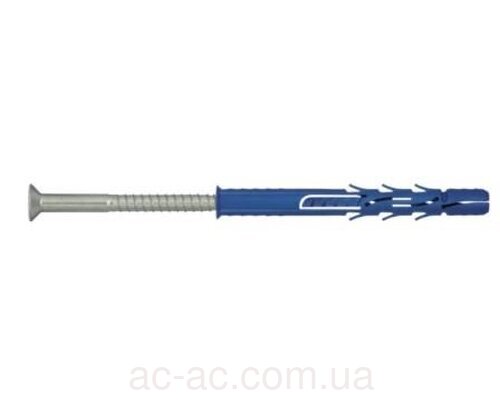 Дюбель рамний з шурупом Torx 30 потай 8х80