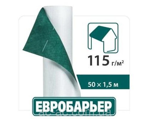 Супердифузійна мембрана Juta Евробарьер 115 (1,5мх50м. 115г/м2) 75м2