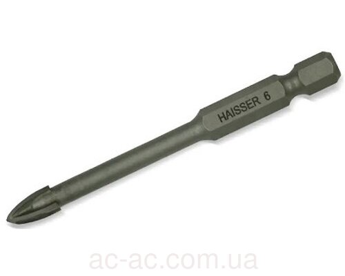 Сверло по стеклу и плитке CROSS HEAD - 06мм HAISSER (2713306)