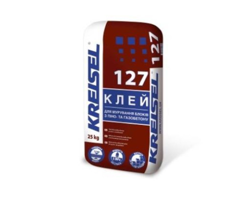 Клей для газобетону 1-3 мм KREISEL (Крайзель) 127 (25кг)