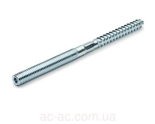 Винт-шуруп М10,0х100 (шпилька двухрезьбовая цинк)