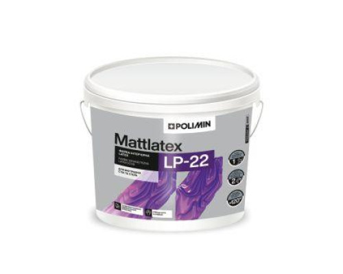 Краска интерьерна Полимин LP-22 MATTLATEX 7 кг