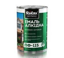 Эмаль Ролакс ПФ-115 зеленая 0,9 кг