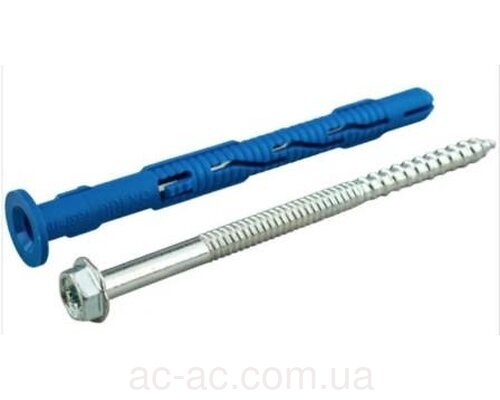 Дюбель рамний з шурупом Torx 30 потай 8х100