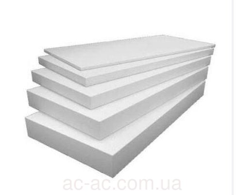 Пінопласт Facad 35 EPS 40 (0,5х1м) 100мм 10кг/м3 (уп.6шт)