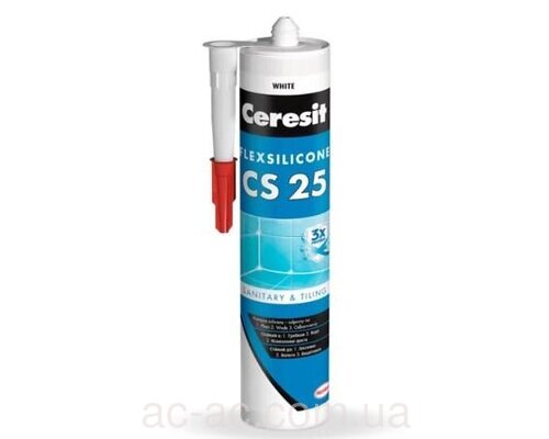 Шов для стиків Ceresit CS25 (вугільний 18) FlexSilicone (280мл)