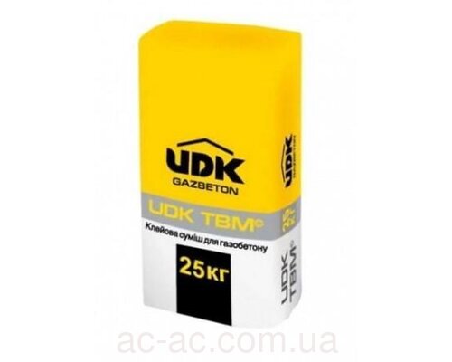 Клей для газобетону UDK (25кг)