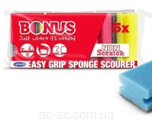 Губка для посуду Bonus (Профільна) (В033)