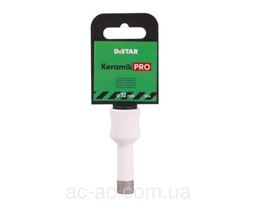 Сверло алмазное Distar DDR-V 12x30xM14 Keramik Pro (89568442096)