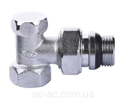 Кран для радіатора кутовий 1/2" під ключ (507205)