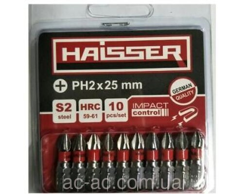 Бита PH2 х 25мм HAISSER (2712701)