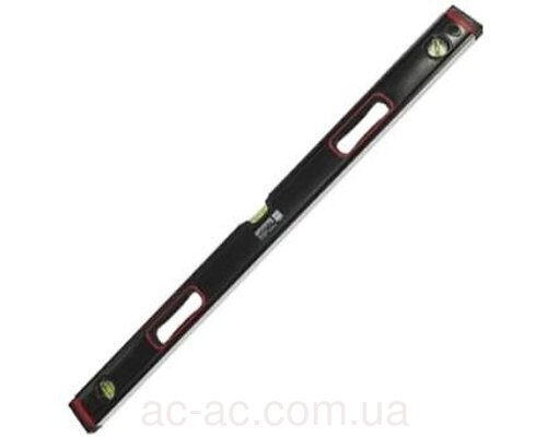 Рівень спиртовий Heavy Duty 1200mm магнітний, 3 капсули 2 рукоятки (26043)