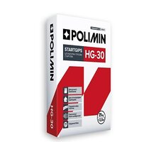 Штукатурка гипсовая стартовая Polimin HG-30 (25 кг)