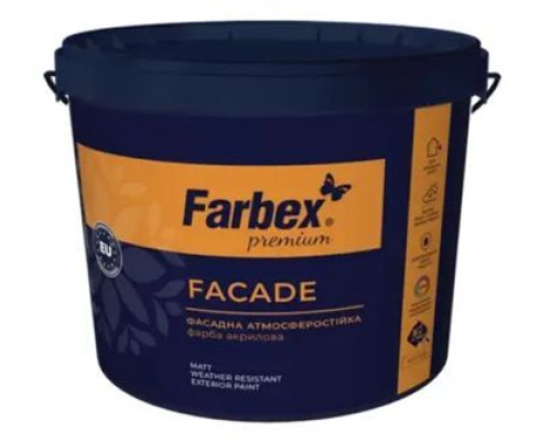 Краска фасадная Farbex Premium Facade (12кг) база TR