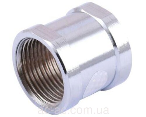 Муфта15 (1/2") в/в (8204) хром