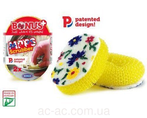 Скребок Bonus пластик+антицарап 2шт (В599)