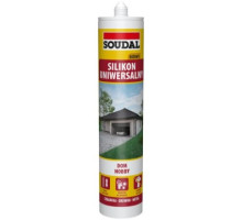 Герметик SOUDAL силiкон унiв. (бежевий) 280 мл.