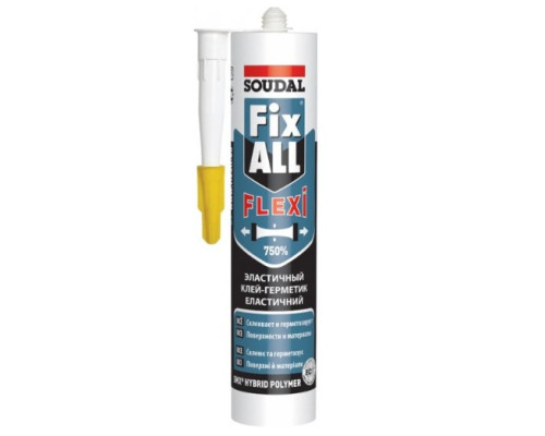 Клей-герметик SOUDAL FIX ALL Flexi белый 280мл