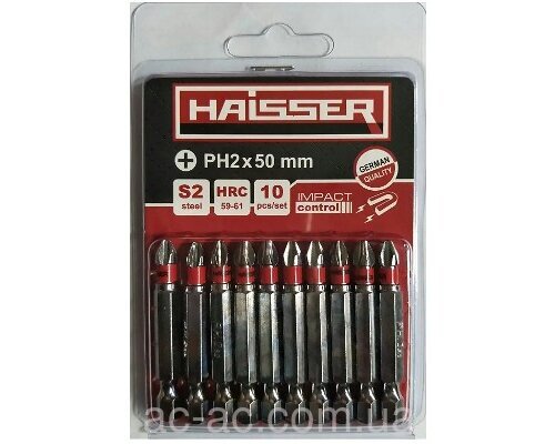 Бита PH2 х 50мм HAISSER (2712704)