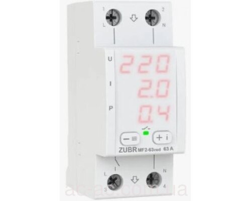 Мультифункциональное реле ZUBR D2-63 red