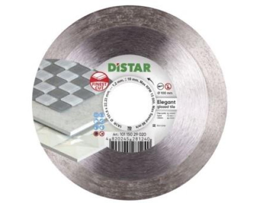 Круг алмазный отрезной Distar 1A1R 101,6x1,2/0,8x10x22,23 Elegant (10115029020)